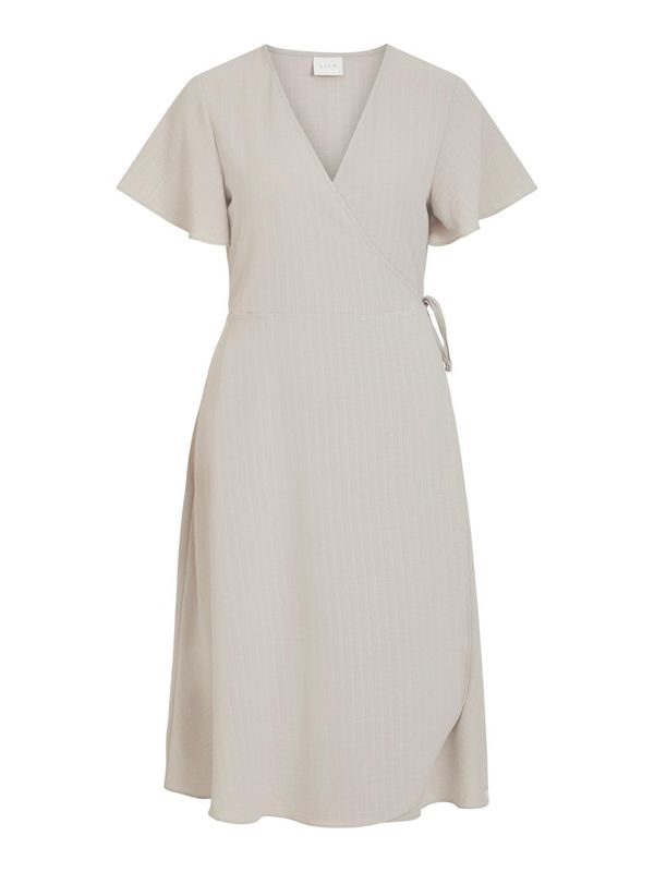 VILOVIE S/S WRAP MIDI DRESS/SU - NOOS