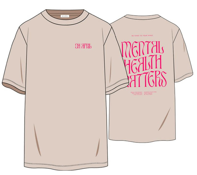 Oh April - Boyfriend T-shirt Mental Health