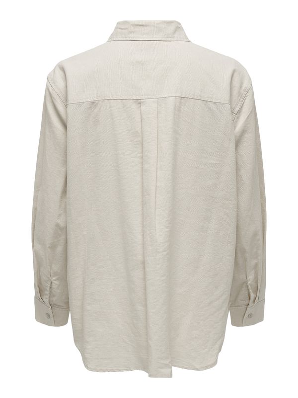 ONLTOKYO L/S LINEN BLEND SHIRT PNT NOOS